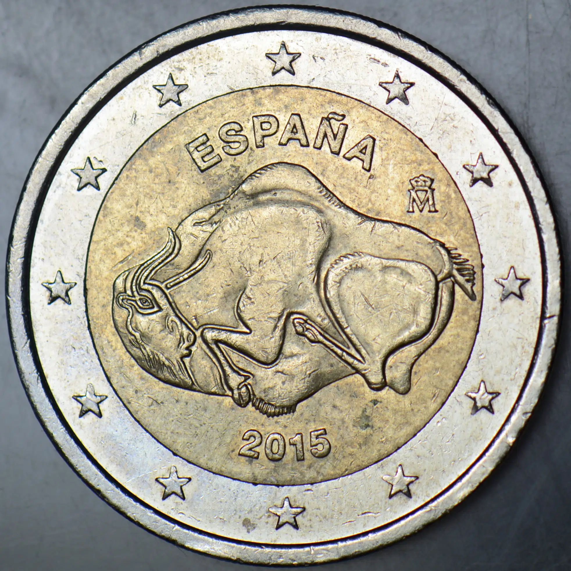 İSPANYA 2 EURO 2015 HATIRA-ALTAMİRA MAĞARASI.