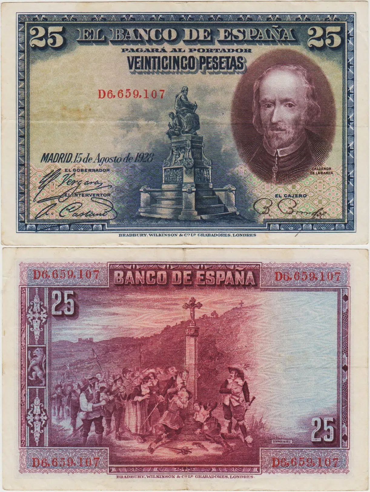 İSPANYA 25 PESETA 1928 ÇOK ÇOK TEMİZ.