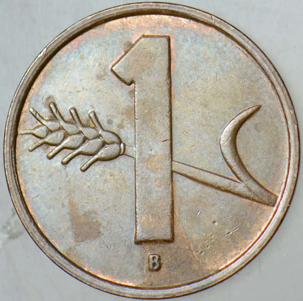İSVİÇRE 1 RAPPEN 1955. 16 mm