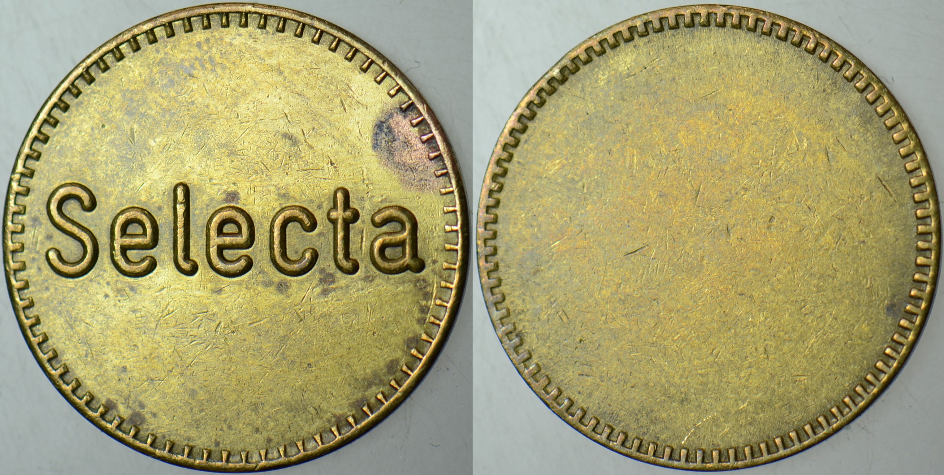 İSVİÇRE OTOMAT JETONU SELECTA 24 mm