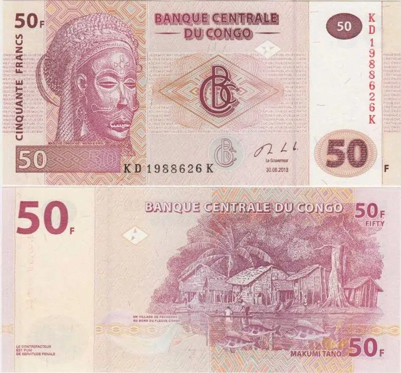 KONGO 50 FRANK 2013 ÇİL KONDİSYON.