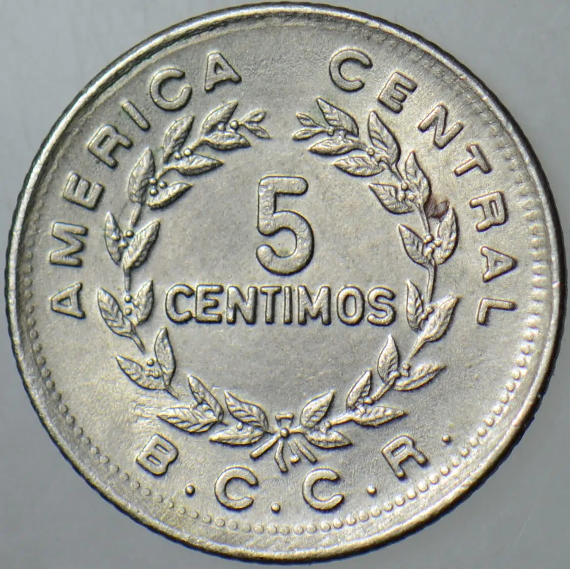 KOSTA RİKA 5 CENTİMOS 1973.