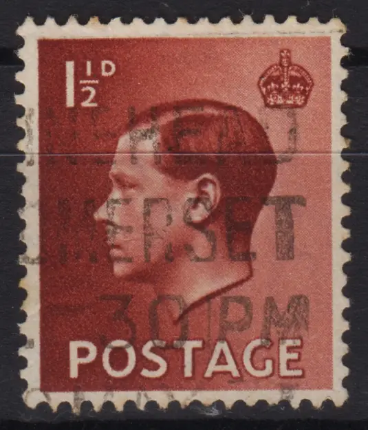 KRAL 8. EDWARD 1,5 PENNY DAMGALI PUL 1936. BİRLEŞİK KRALLIK-İNGİLTERE.