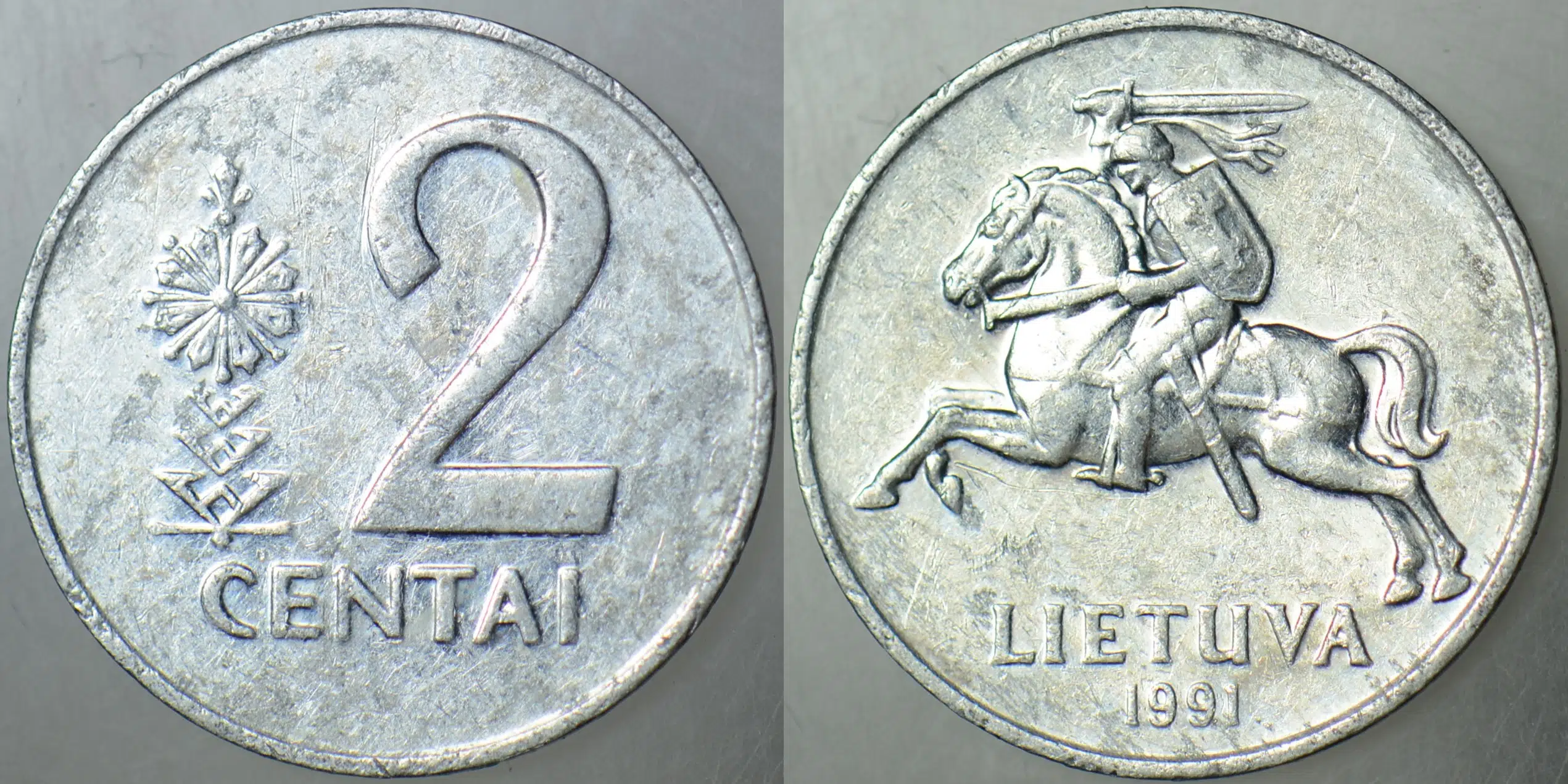 LİTVANYA 2 CENTAİ 1991.