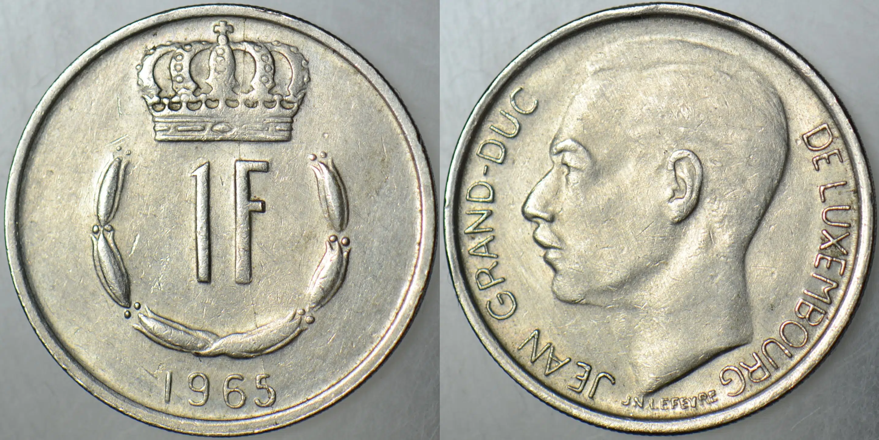 LÜKSEMBURG 1 FRANK 1965.