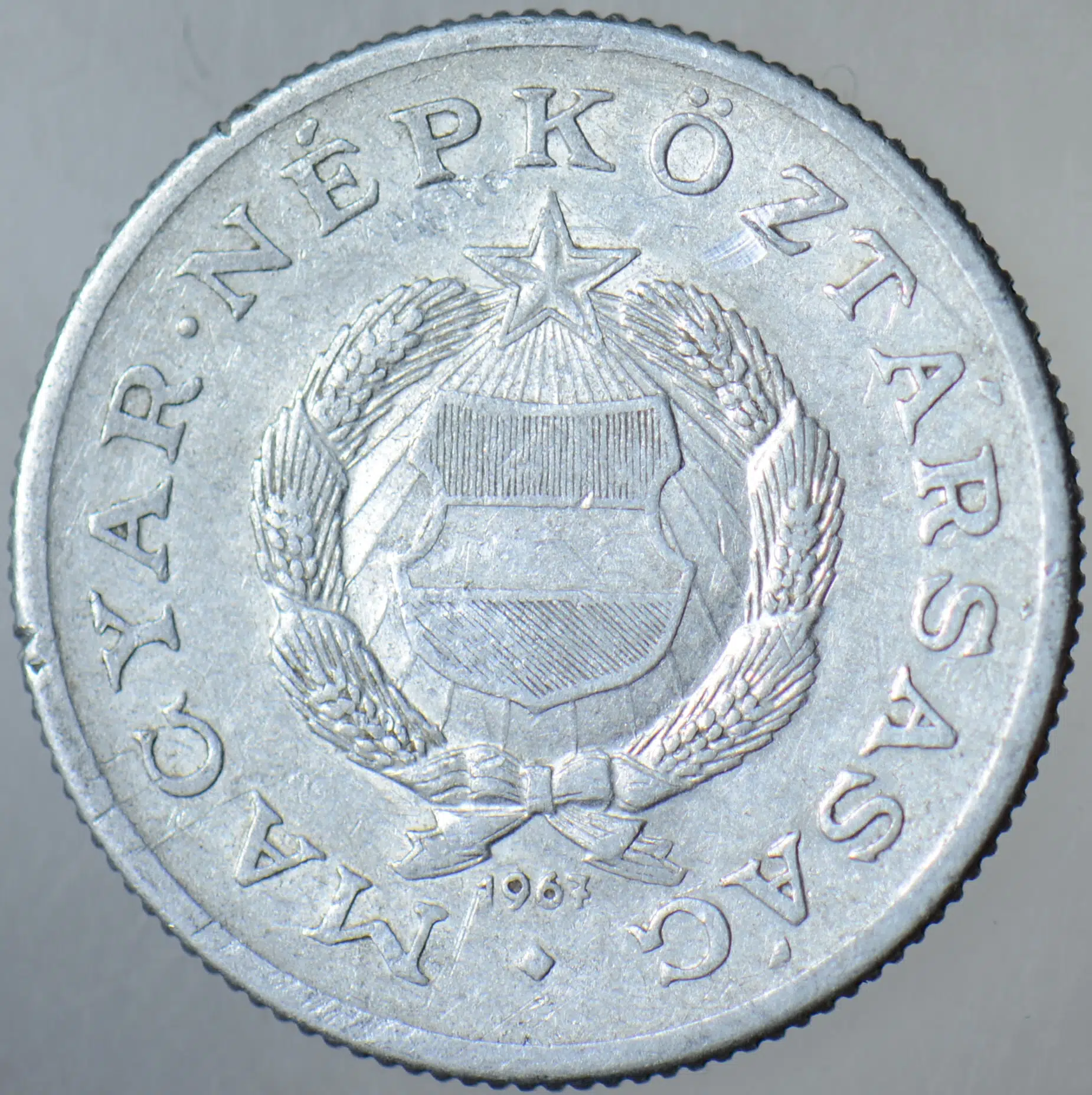 MACARİSTAN 1 FORİNT 1967.