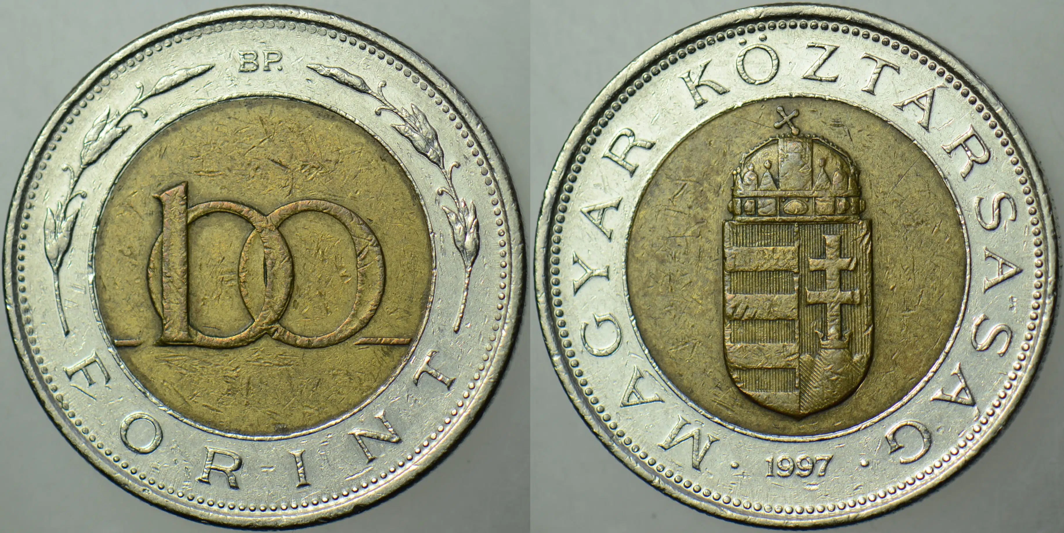 MACARİSTAN 100 FORİNT 1997 BİMETAL.