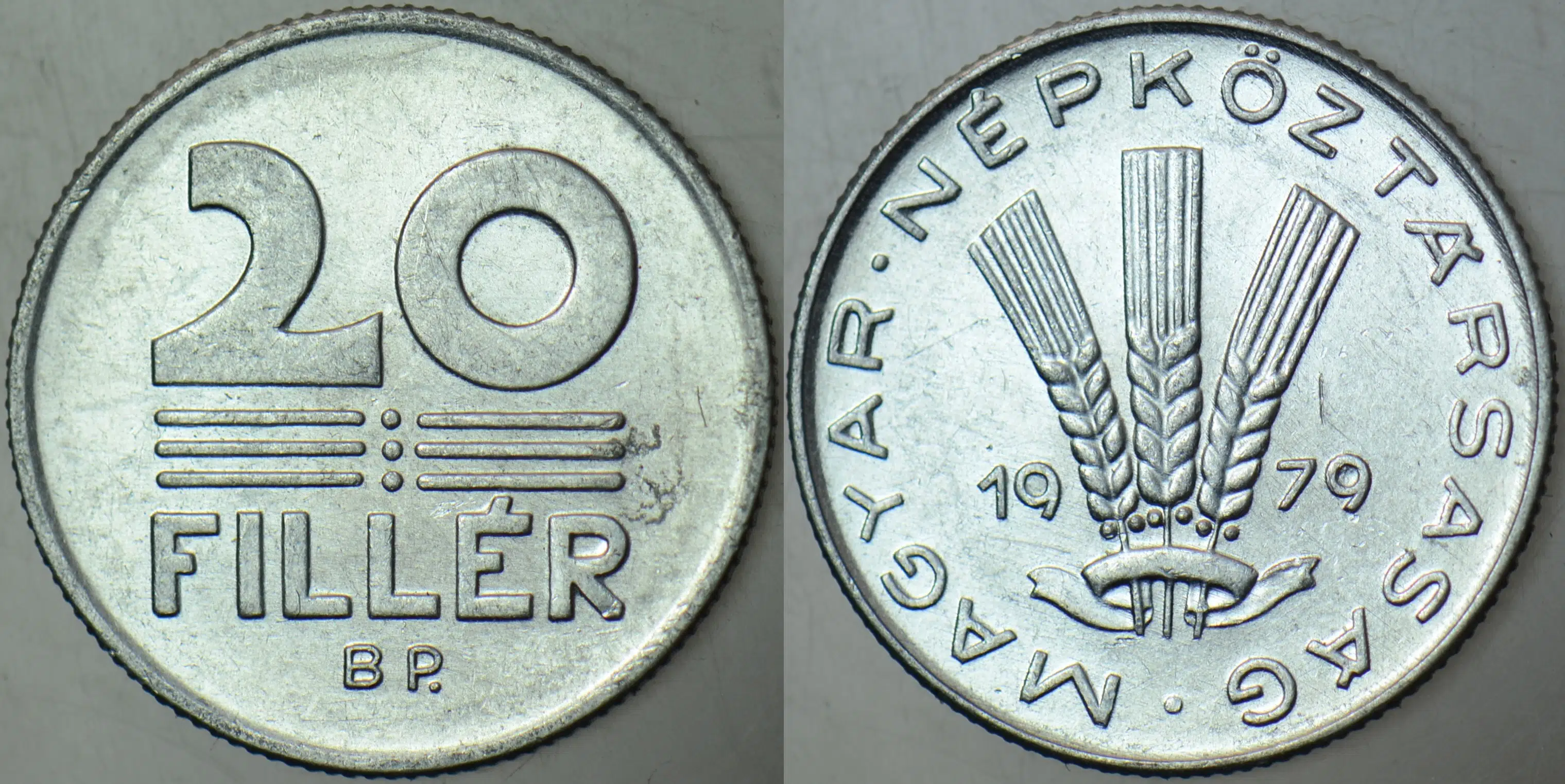 MACARİSTAN 20 FİLLER 1979 ÇİLALTI.