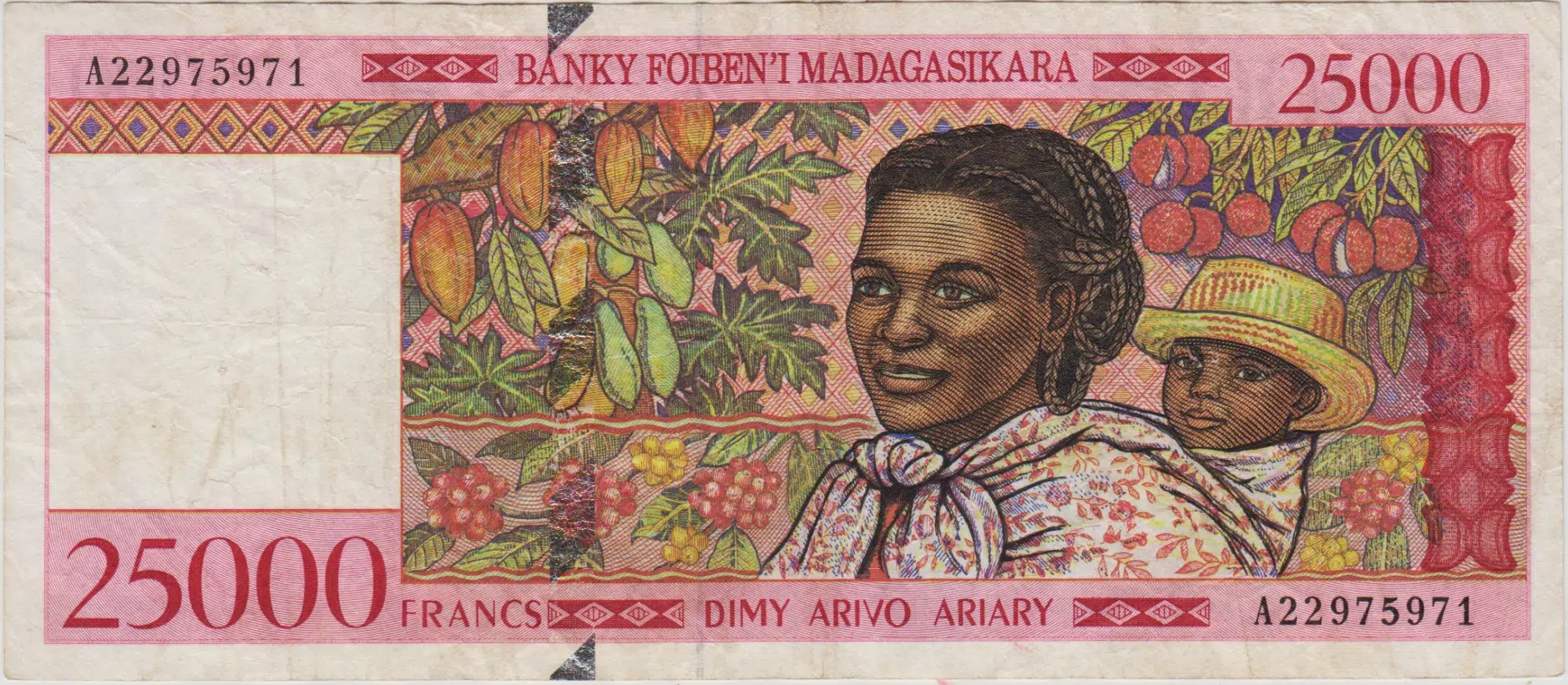MADAGASKAR 25.000 ARİARY 1998 ÇOK TEMİZ(-)