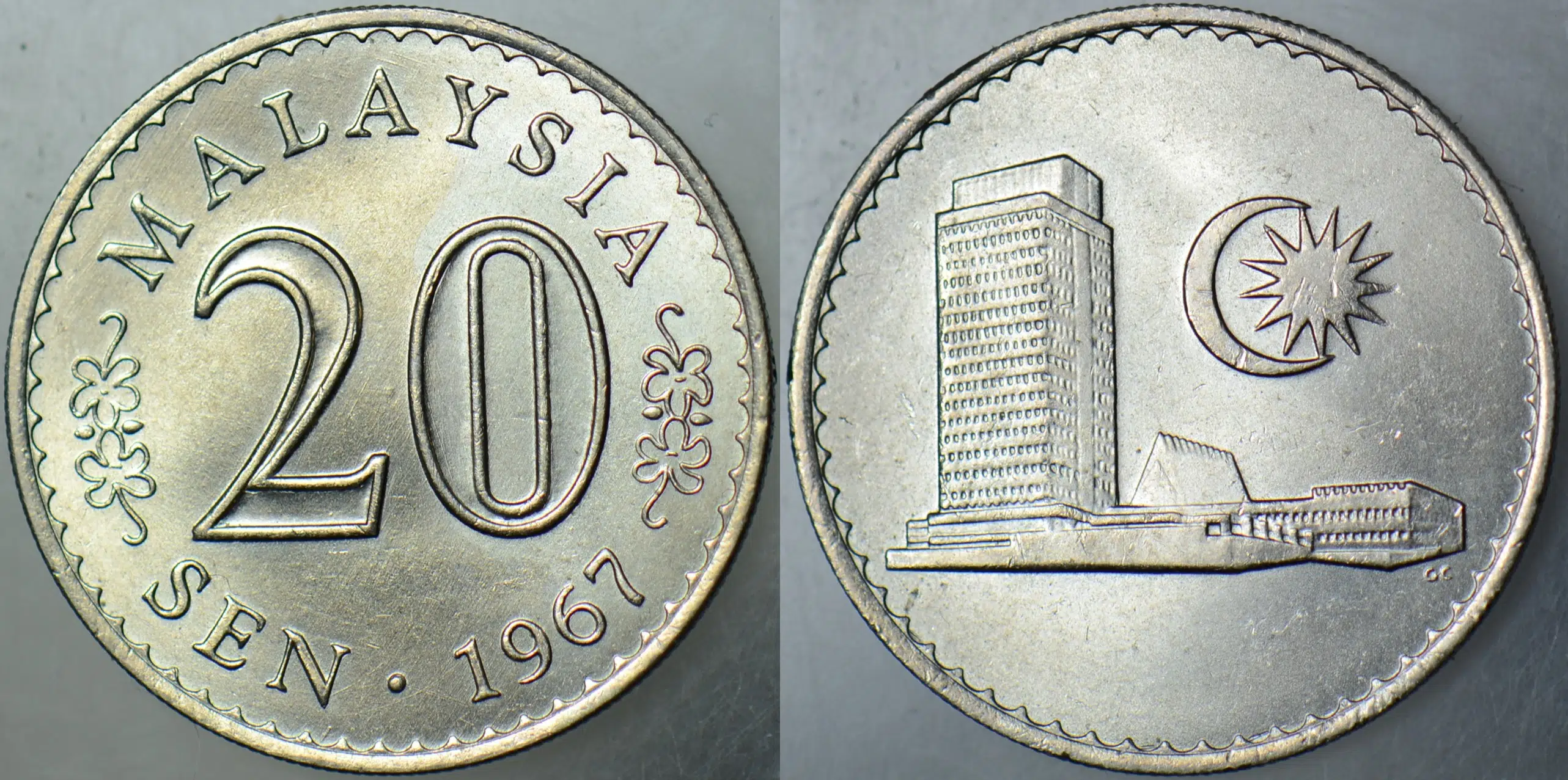 MALEZYA 20 SEN 1967 BASILDIĞI İLK YIL ÇİL.