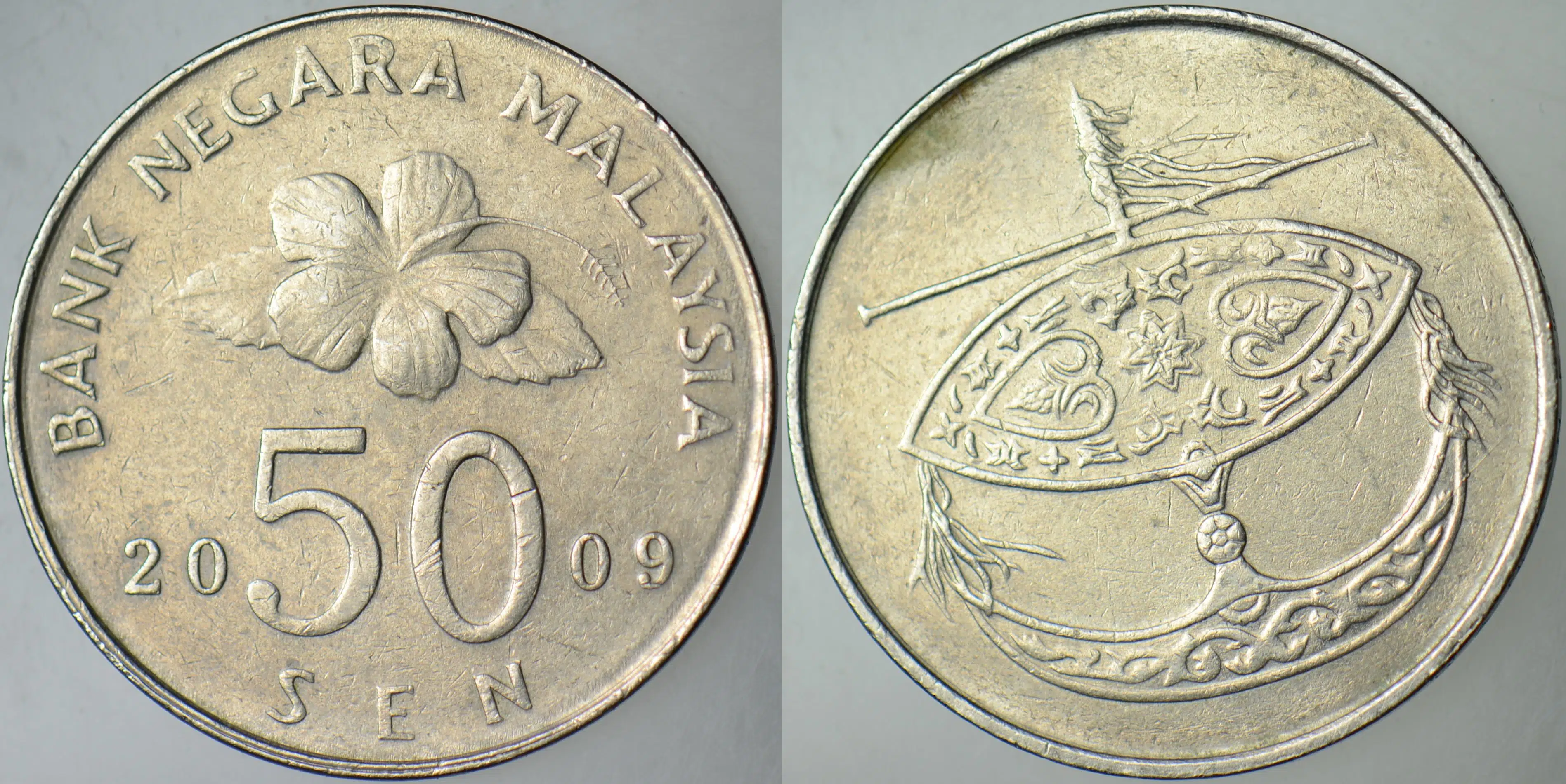 MALEZYA 50 SEN 2009.