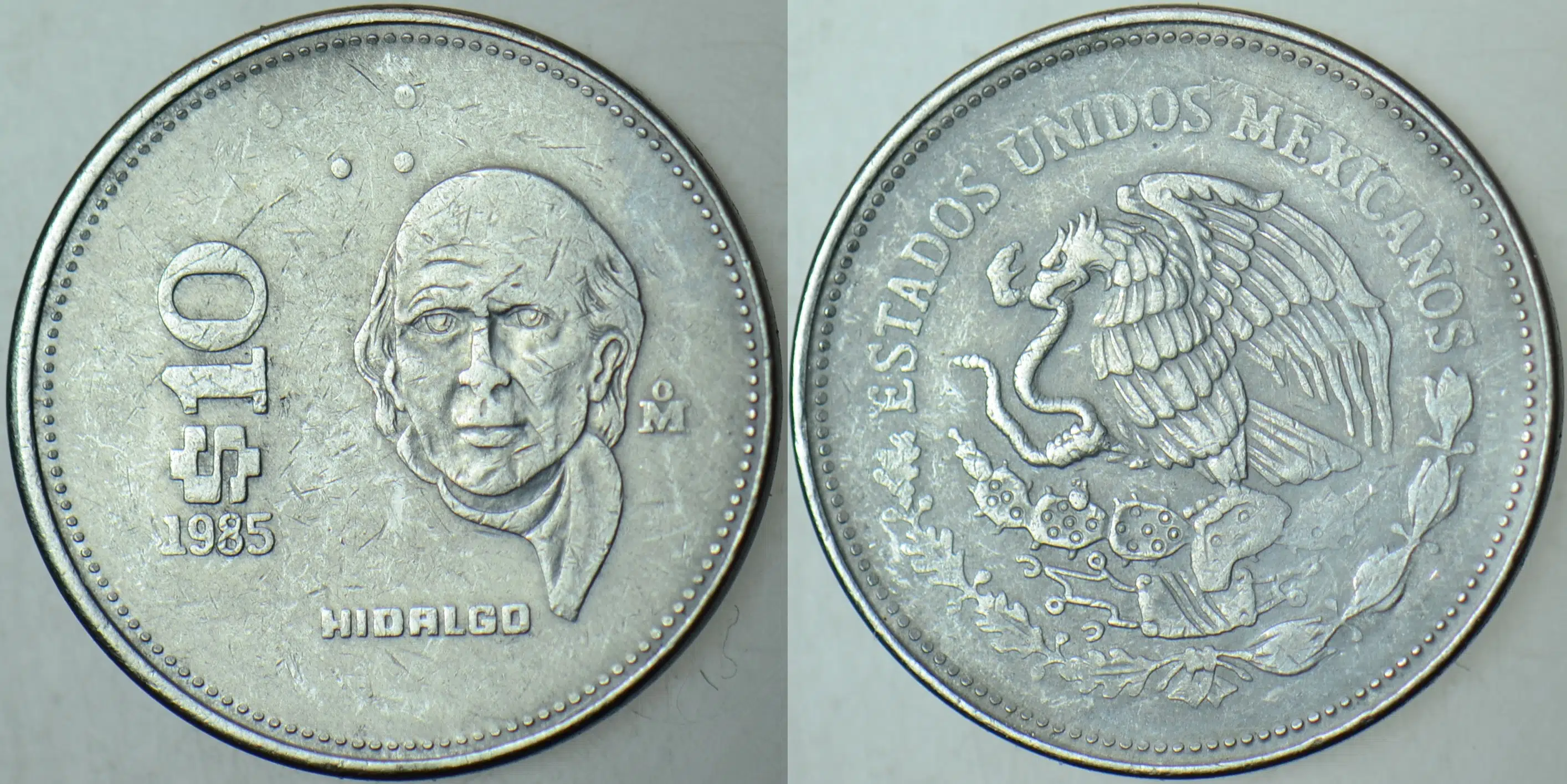 MEKSİKA 10 PESO 1985.