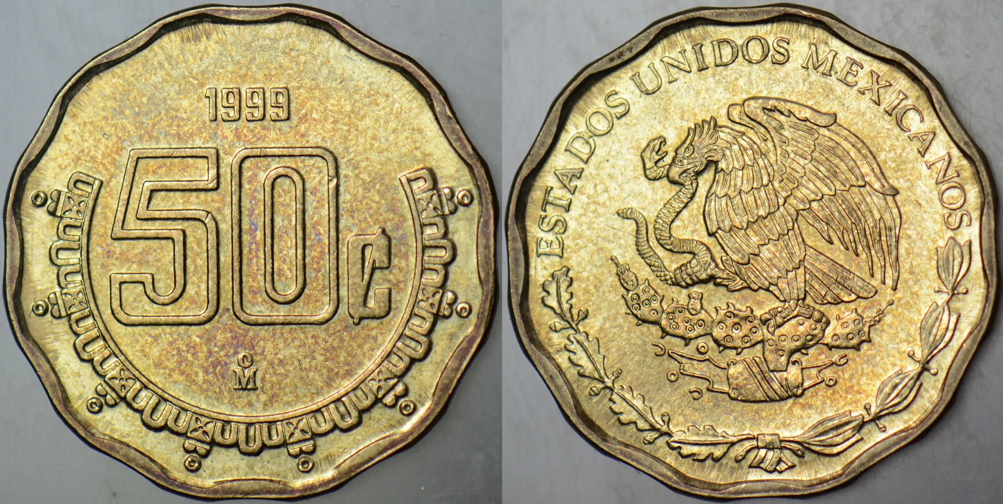 MEKSİKA 50 CENTAVOS 1999.