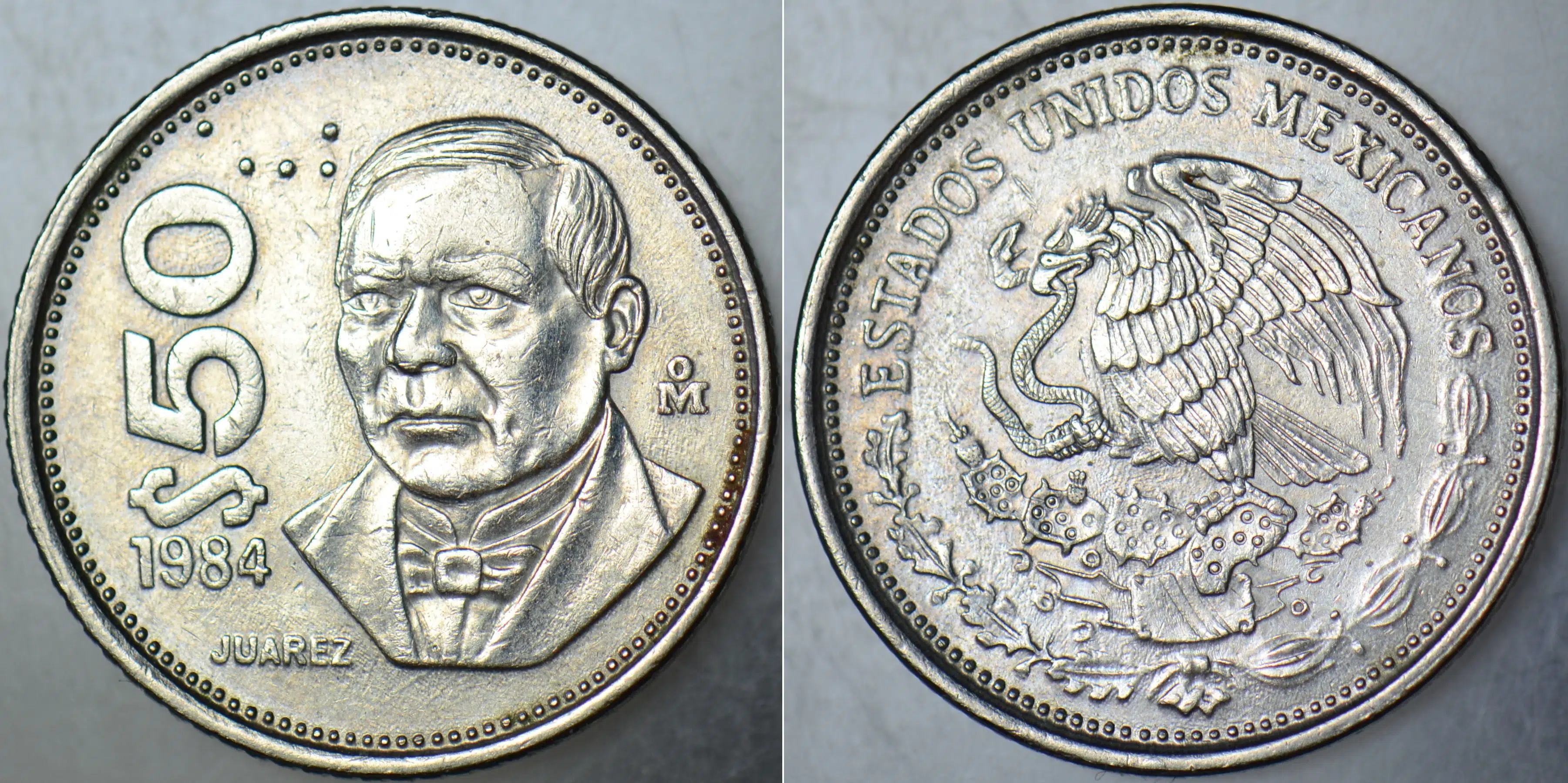 MEKSİKA 50 PESO 1984.