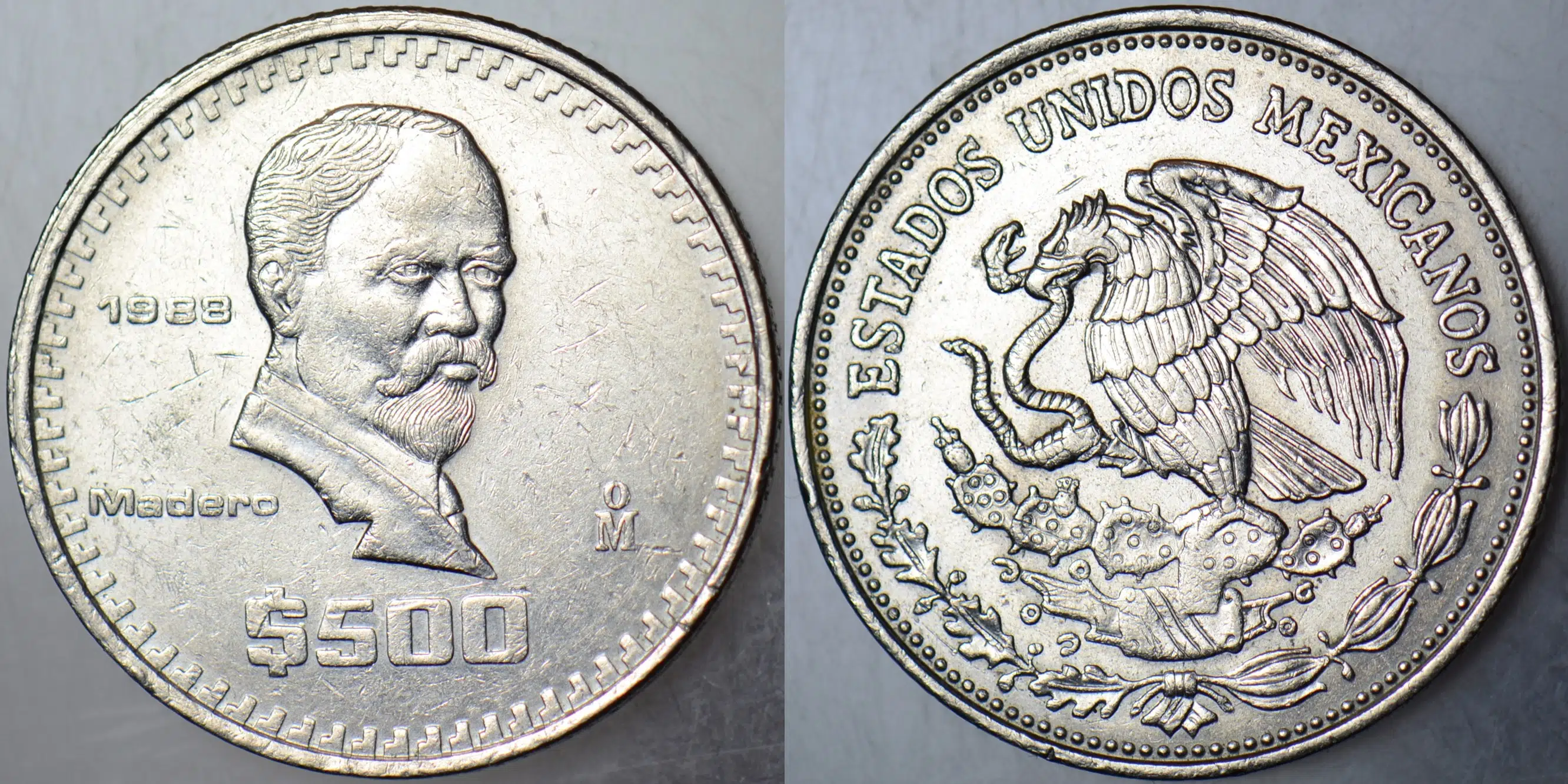 MEKSİKA 500 PESO 1988.