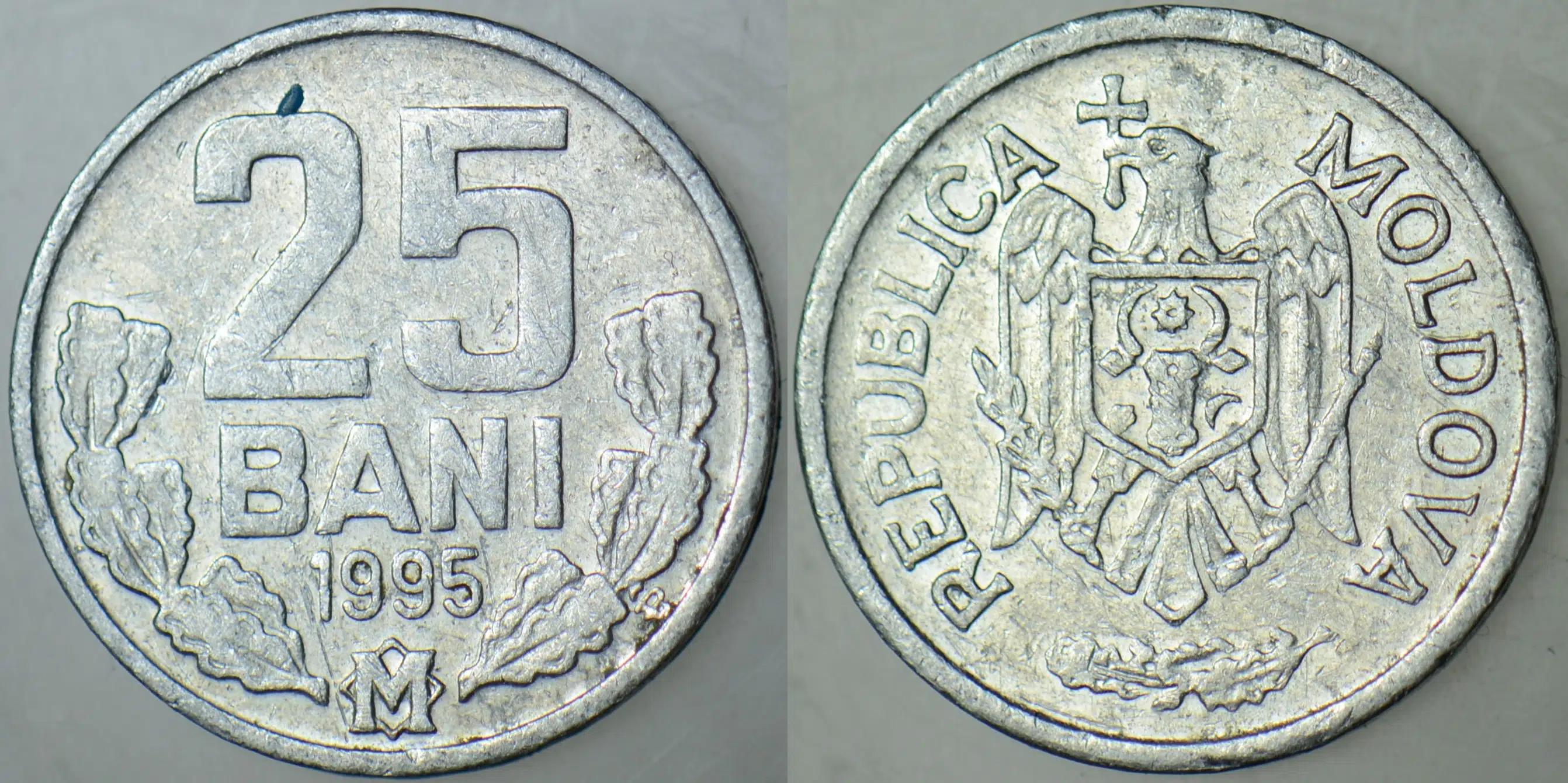 MOLDOVA 25 BANİ 1995 ESKİ TARİHLİ ALÜMİNYUM.
