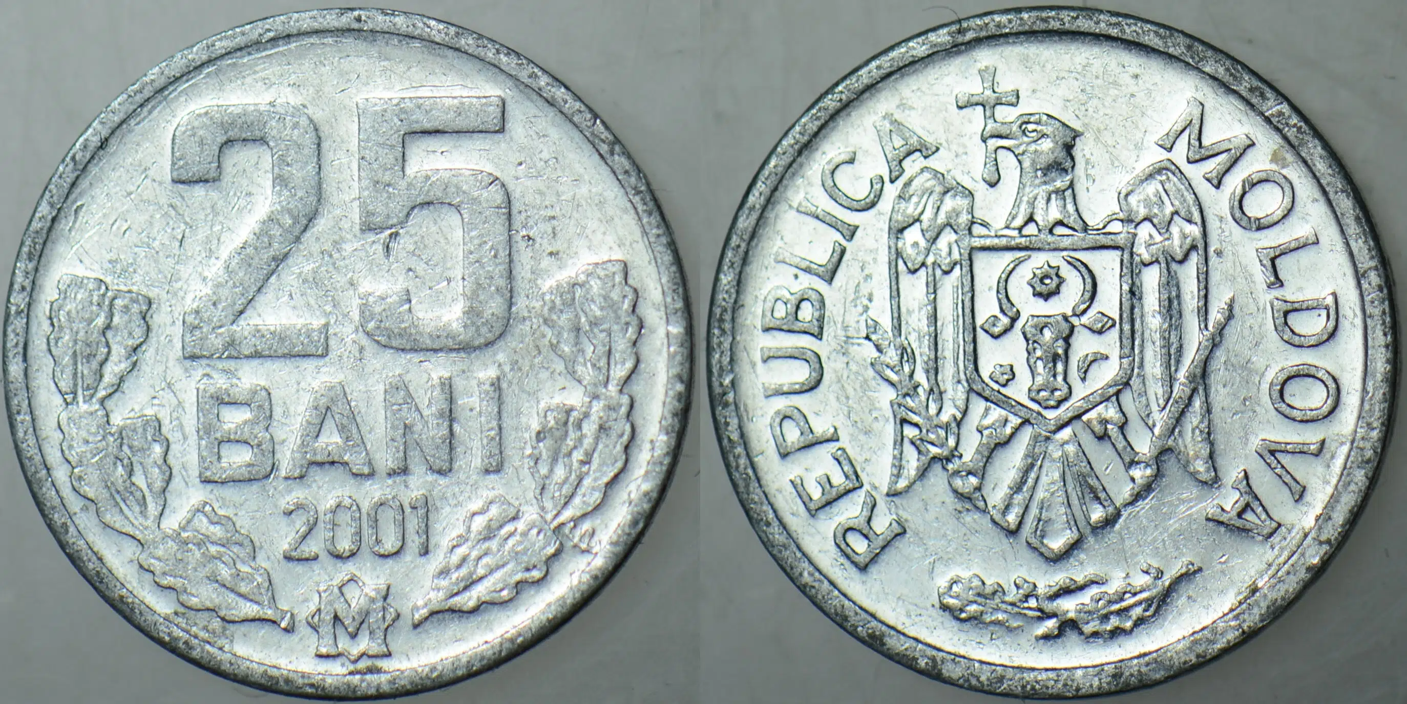 MOLDOVA 25 BANİ 2001 ALÜMİNYUM.