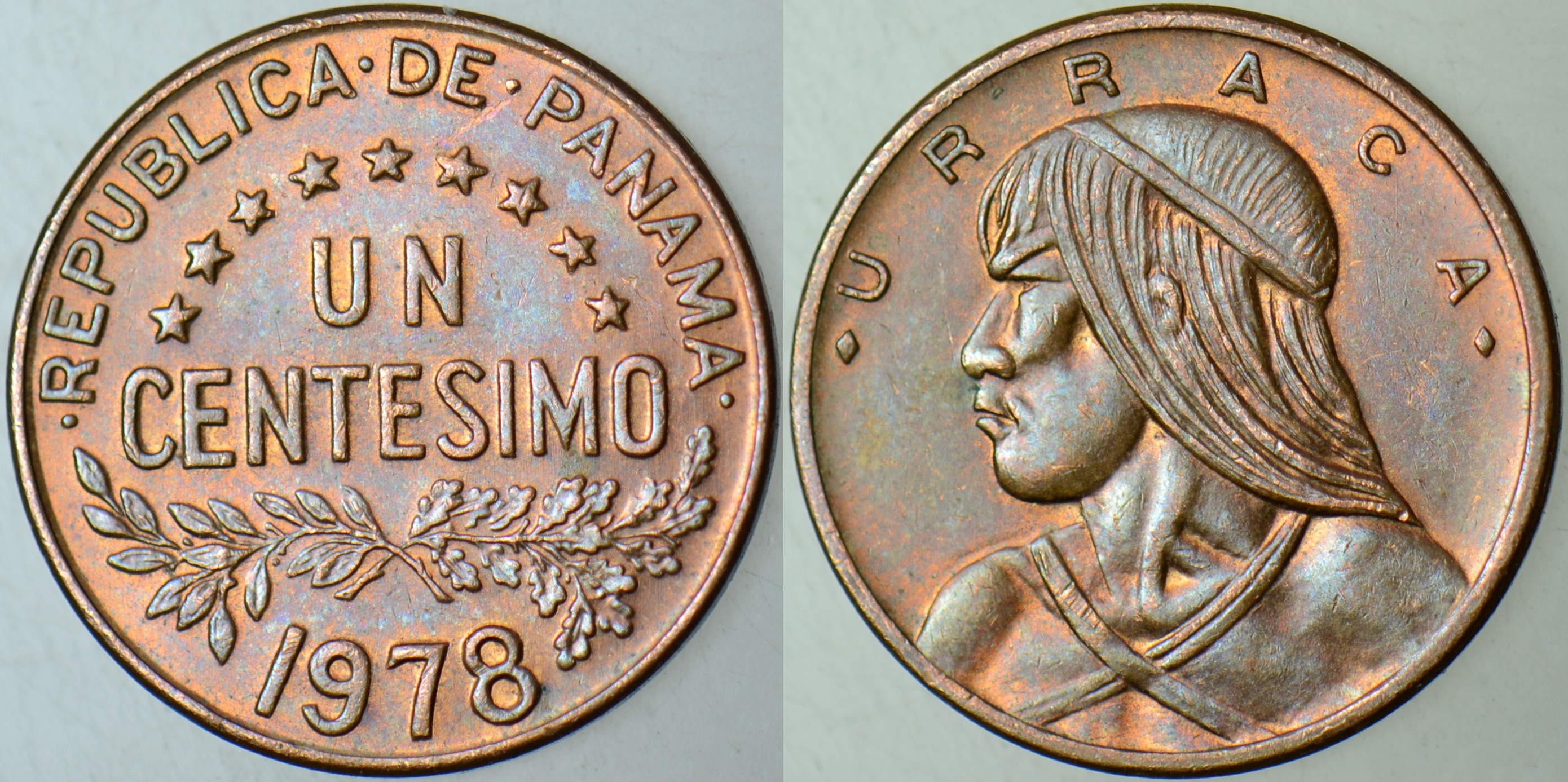 PANAMA 1 CENTESIMO 1978 ÇİLALTI KONDİSYON.