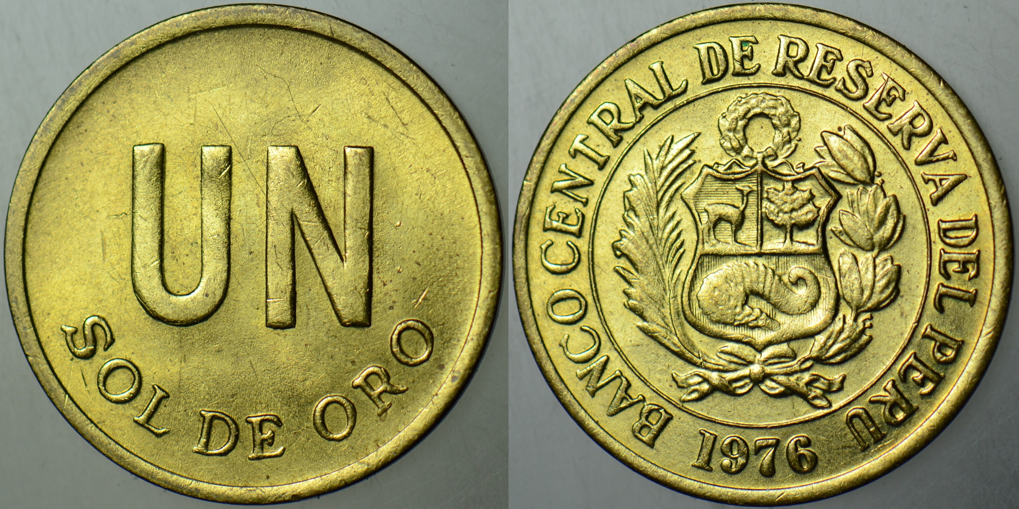 PERU 1 SOL 1976 ÇİL.