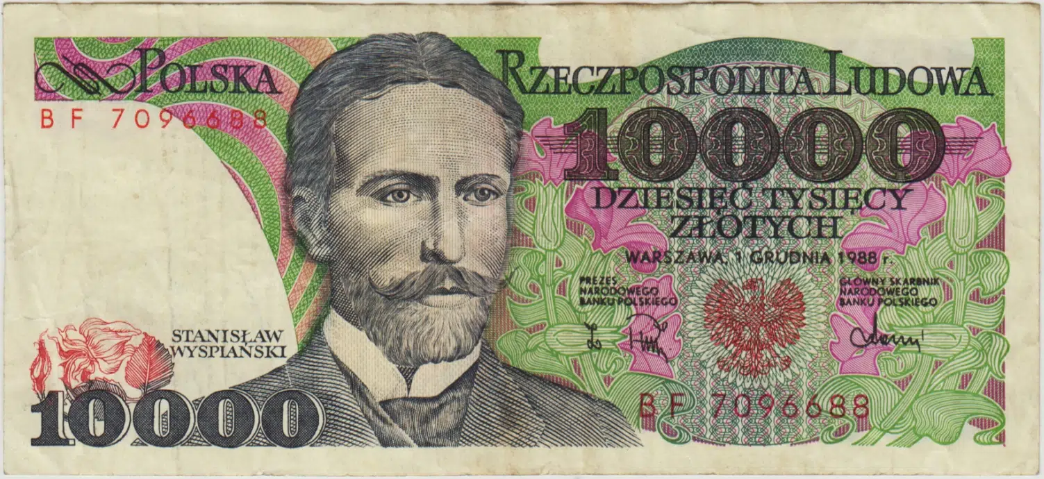 POLONYA 10.000 ZLOTY 1988 ÇOK ÇOK TEMİZ(-)