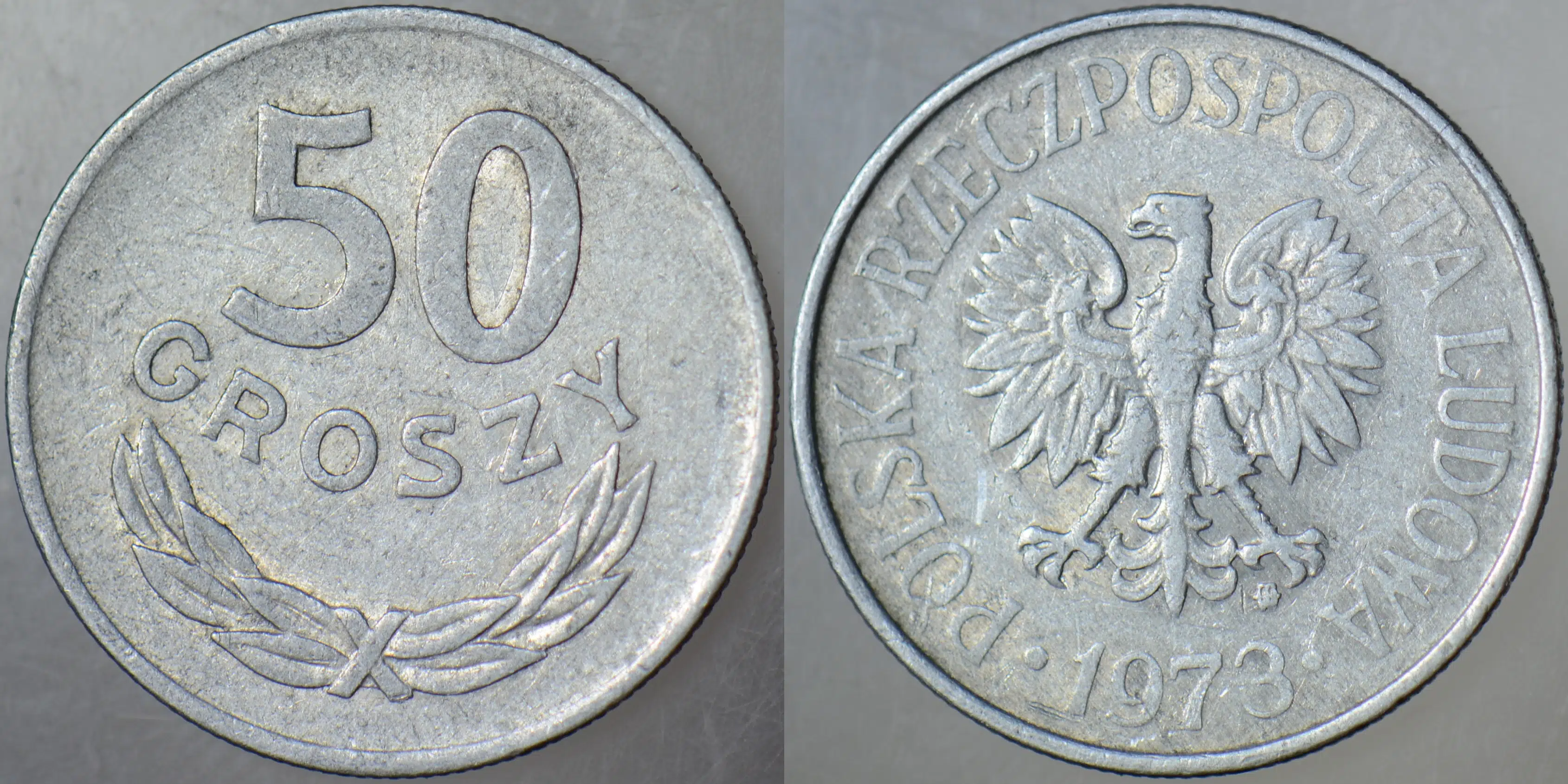 POLONYA 50 GROSZY 1973.