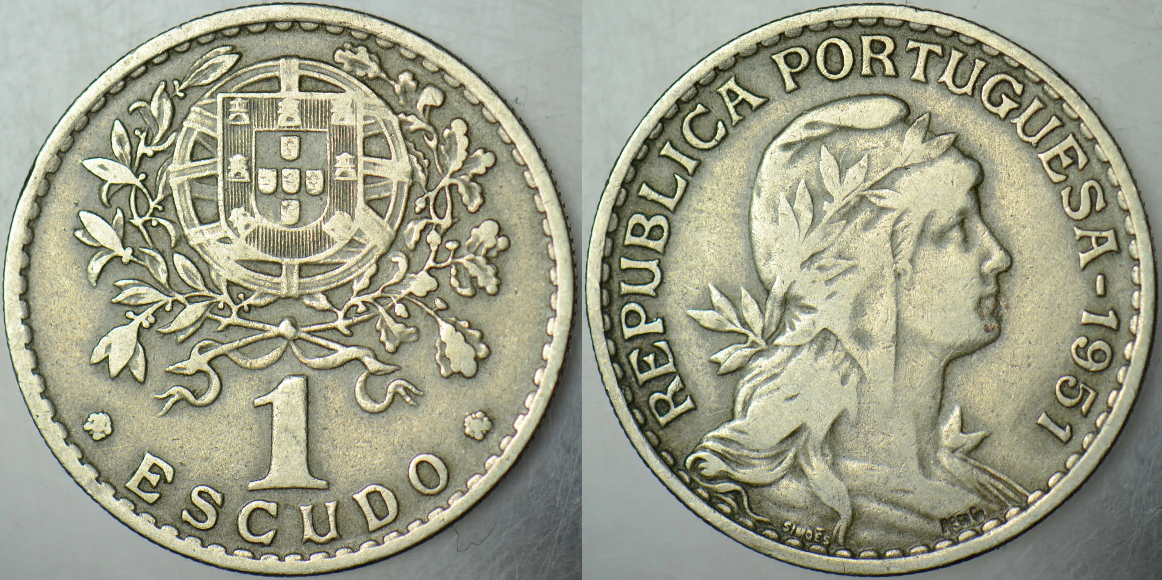 PORTEKİZ 1 ESKUDO 1951.