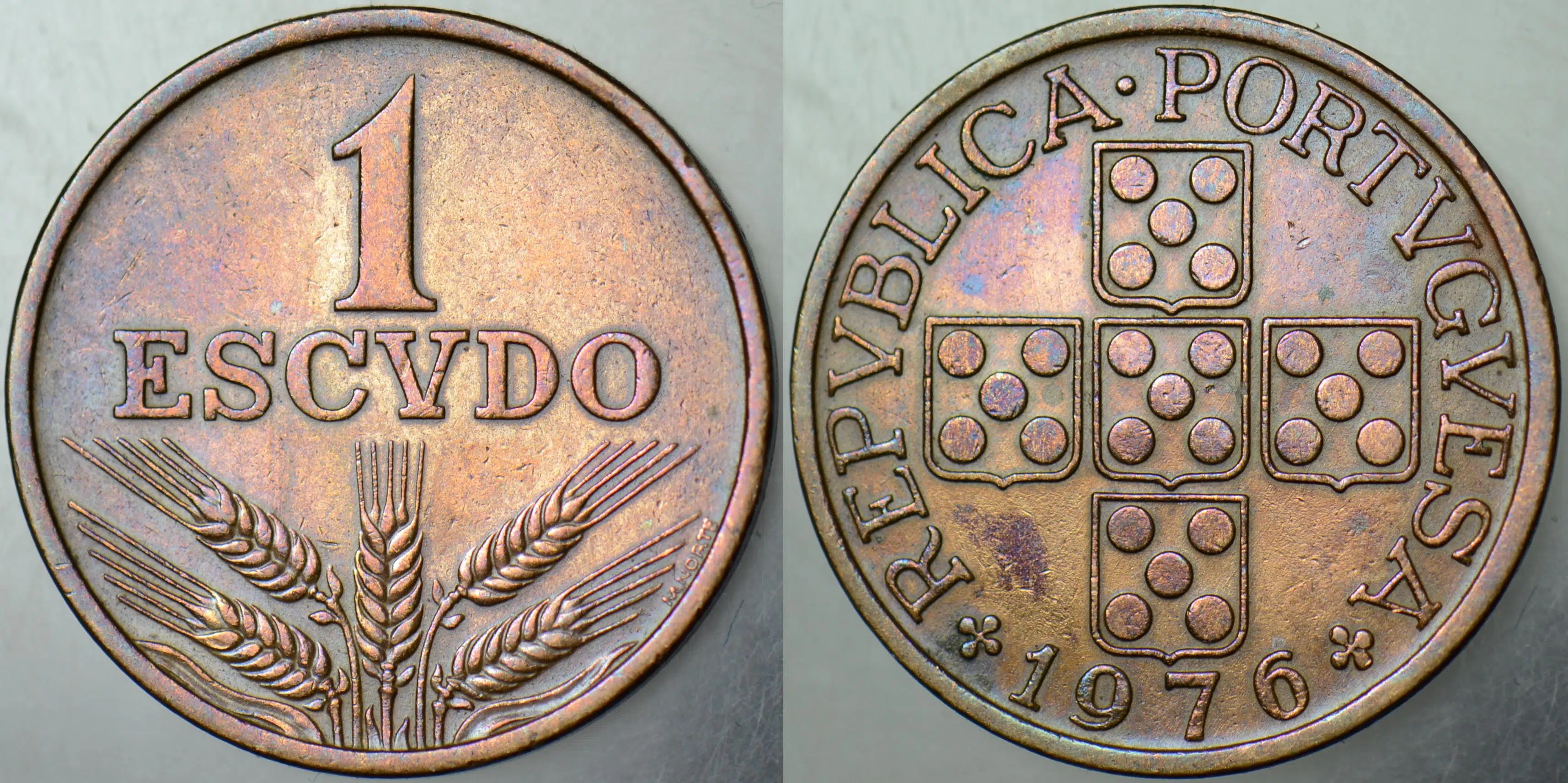 PORTEKİZ 1 ESKUDO 1976.