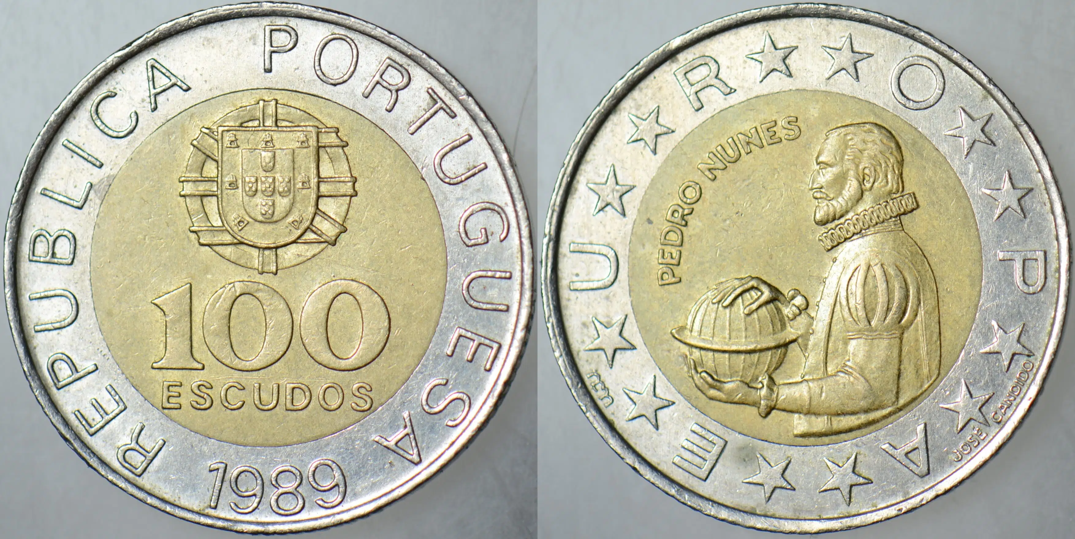 PORTEKİZ 100 ESKUDO 1989 BİMETAL.