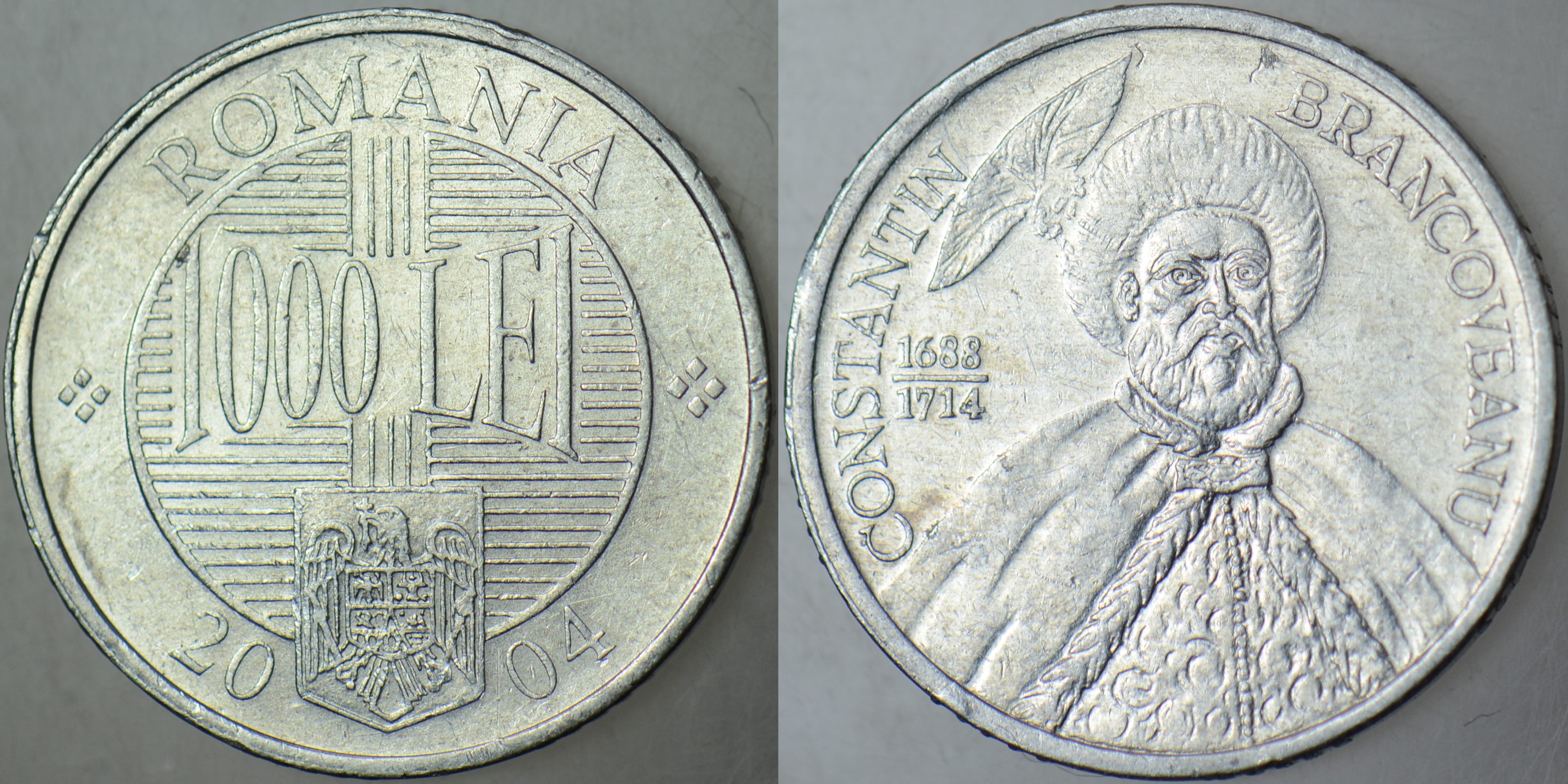 ROMANYA 1000 LEY 2004 ALÜMİNYUM.