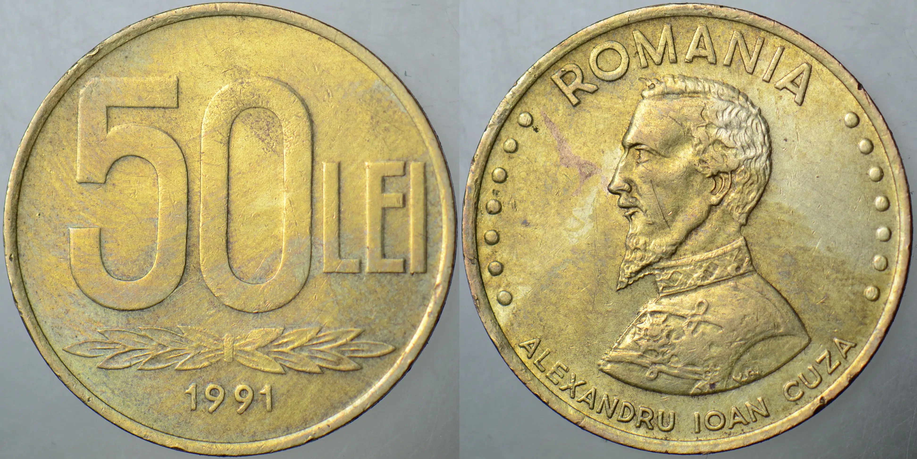 ROMANYA 50 LEY 1991.