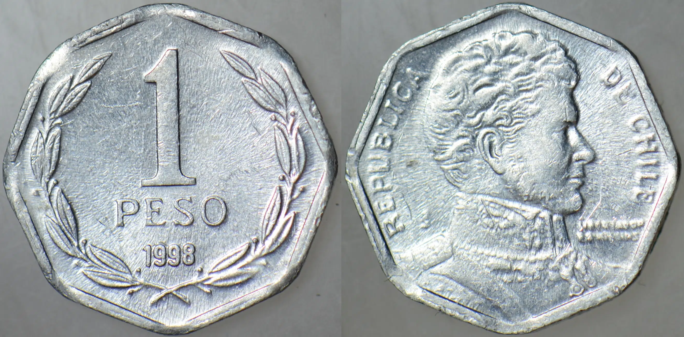 ŞİLİ 1 PESO 1998 ÇA.