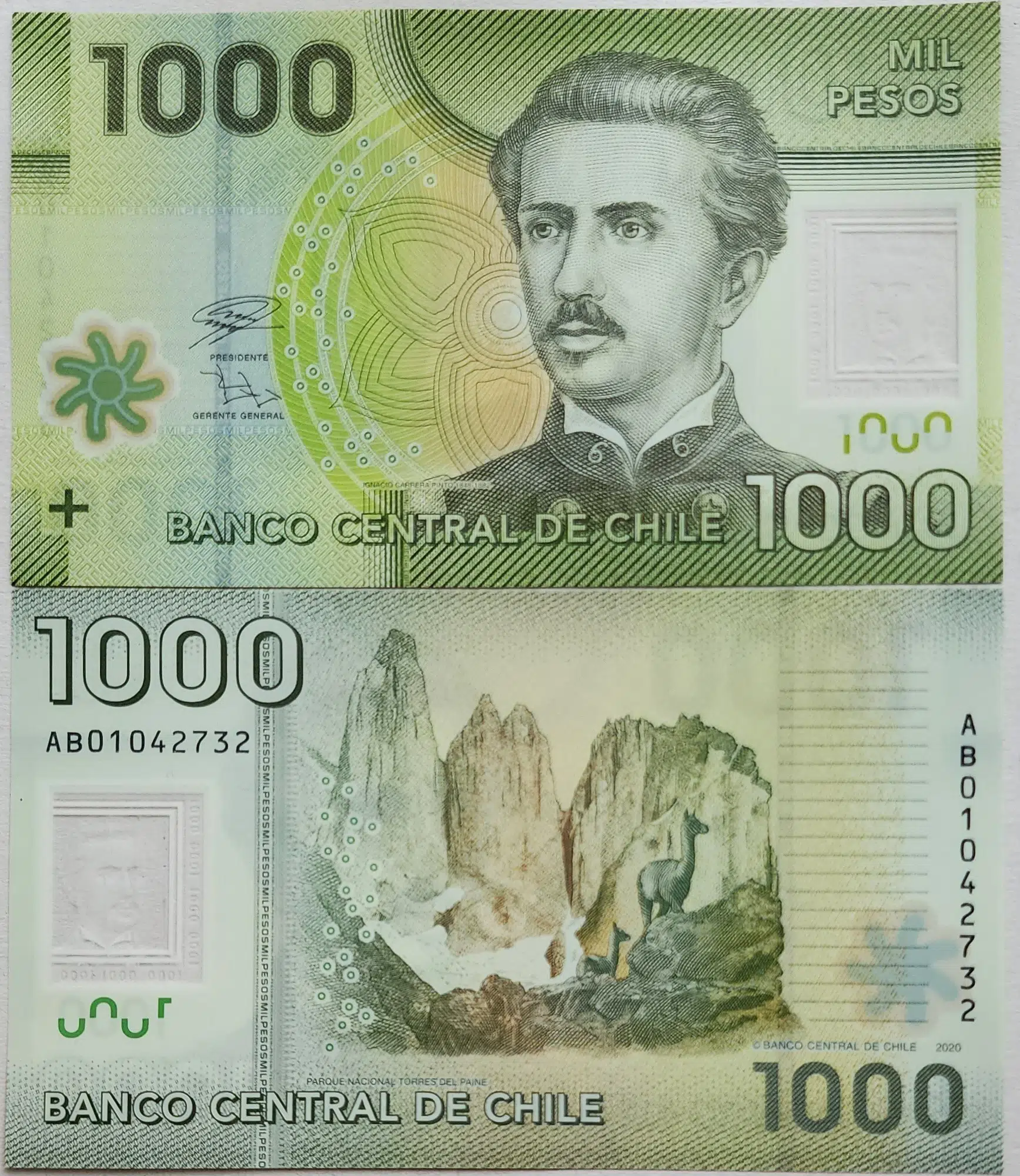 ŞİLİ 1000 PESO 2020 POLYMER ÇİL.