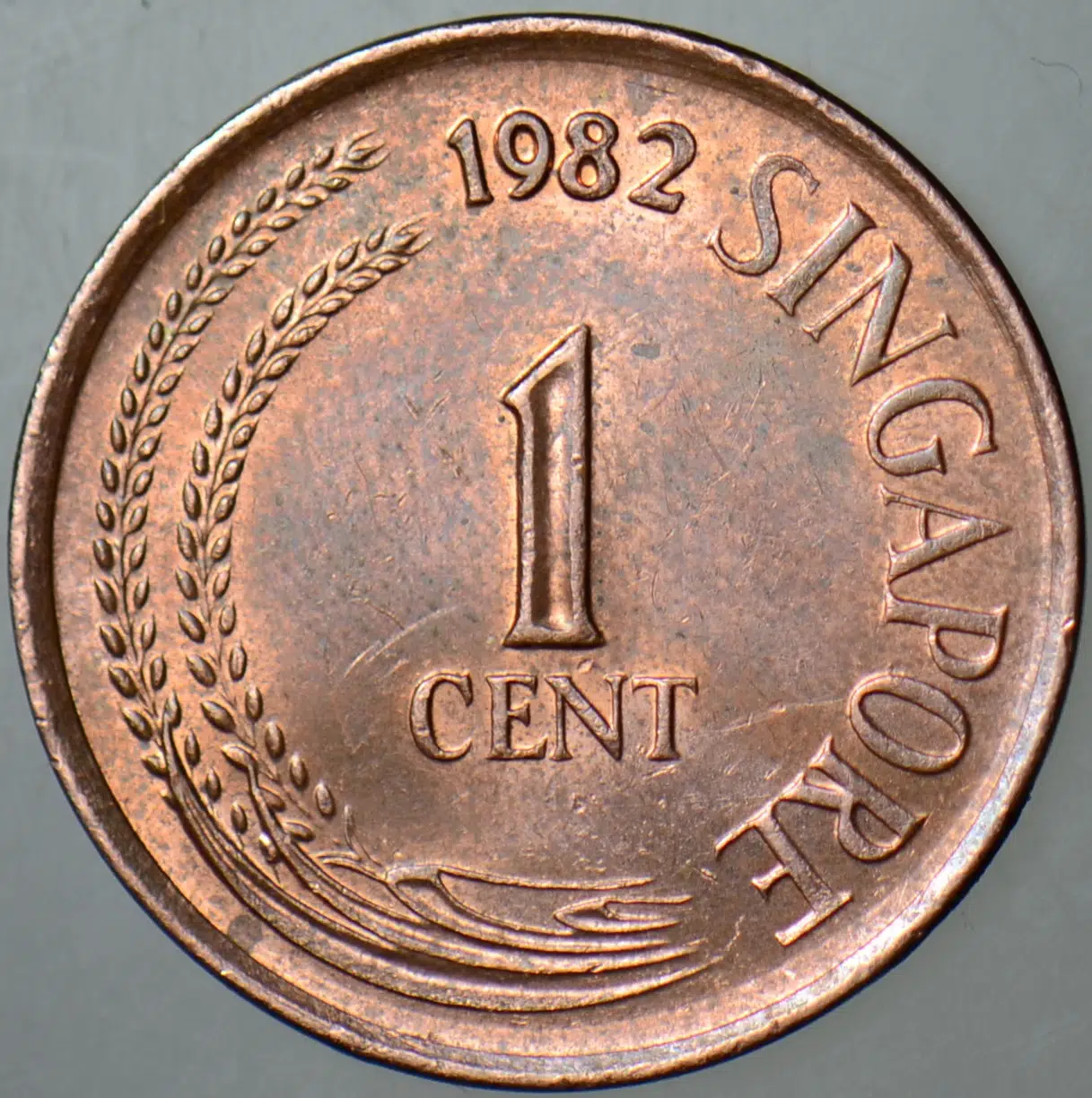 SİNGAPUR 1 CENT 1982.