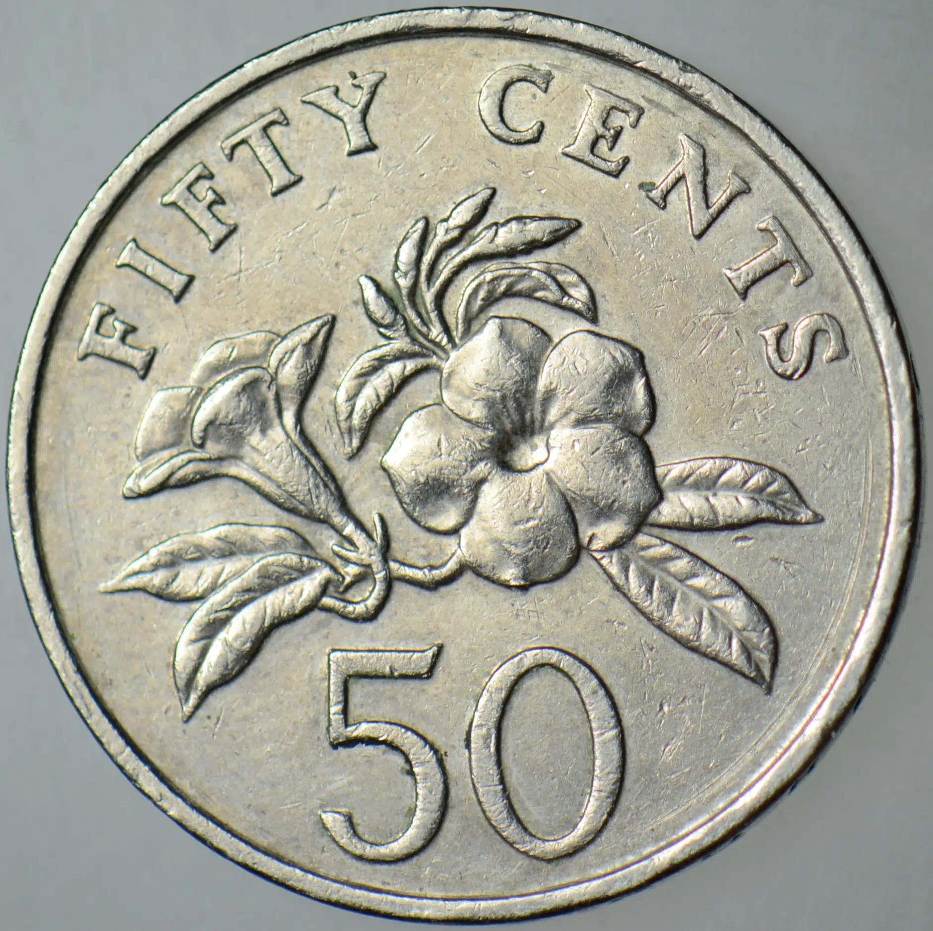 SİNGAPUR 50 CENT 1990.