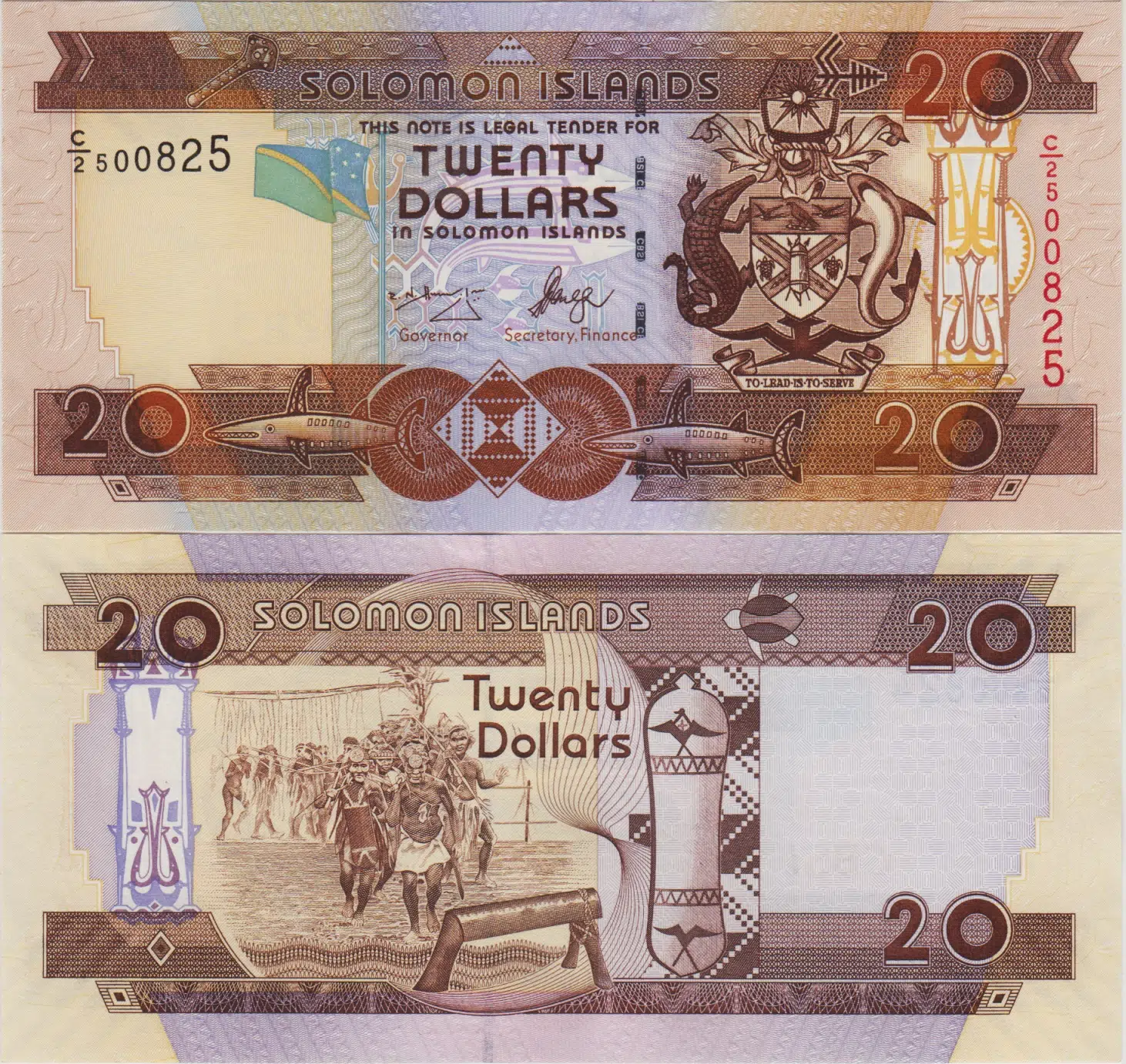 SOLOMON ADALARI 20 DOLAR 2004 ÇİL.