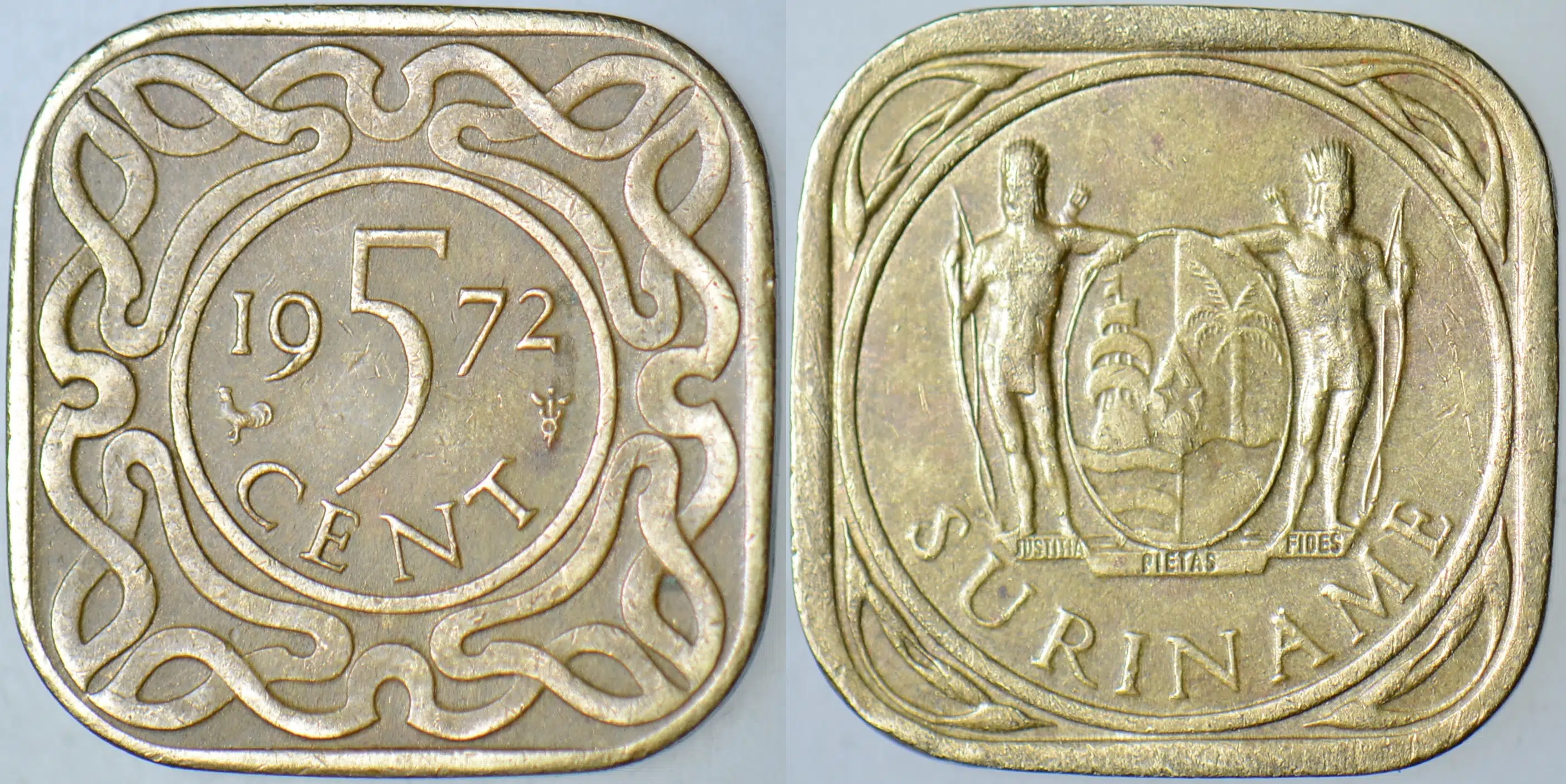 SURİNAM 5 CENT 1972.