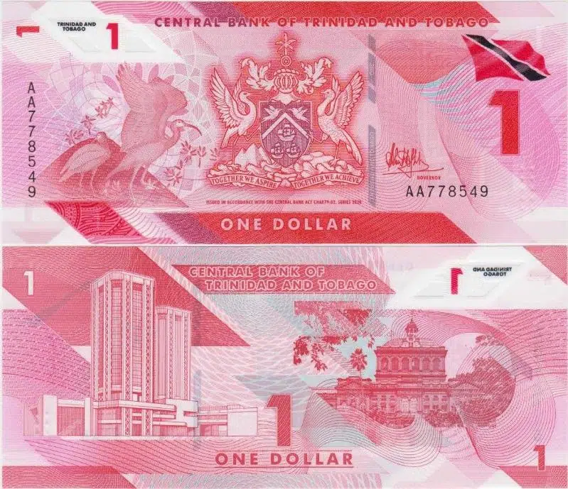 TRİNİDAD VE TOBAGO 1 DOLAR 2016. ÇİL KONDİSYON.