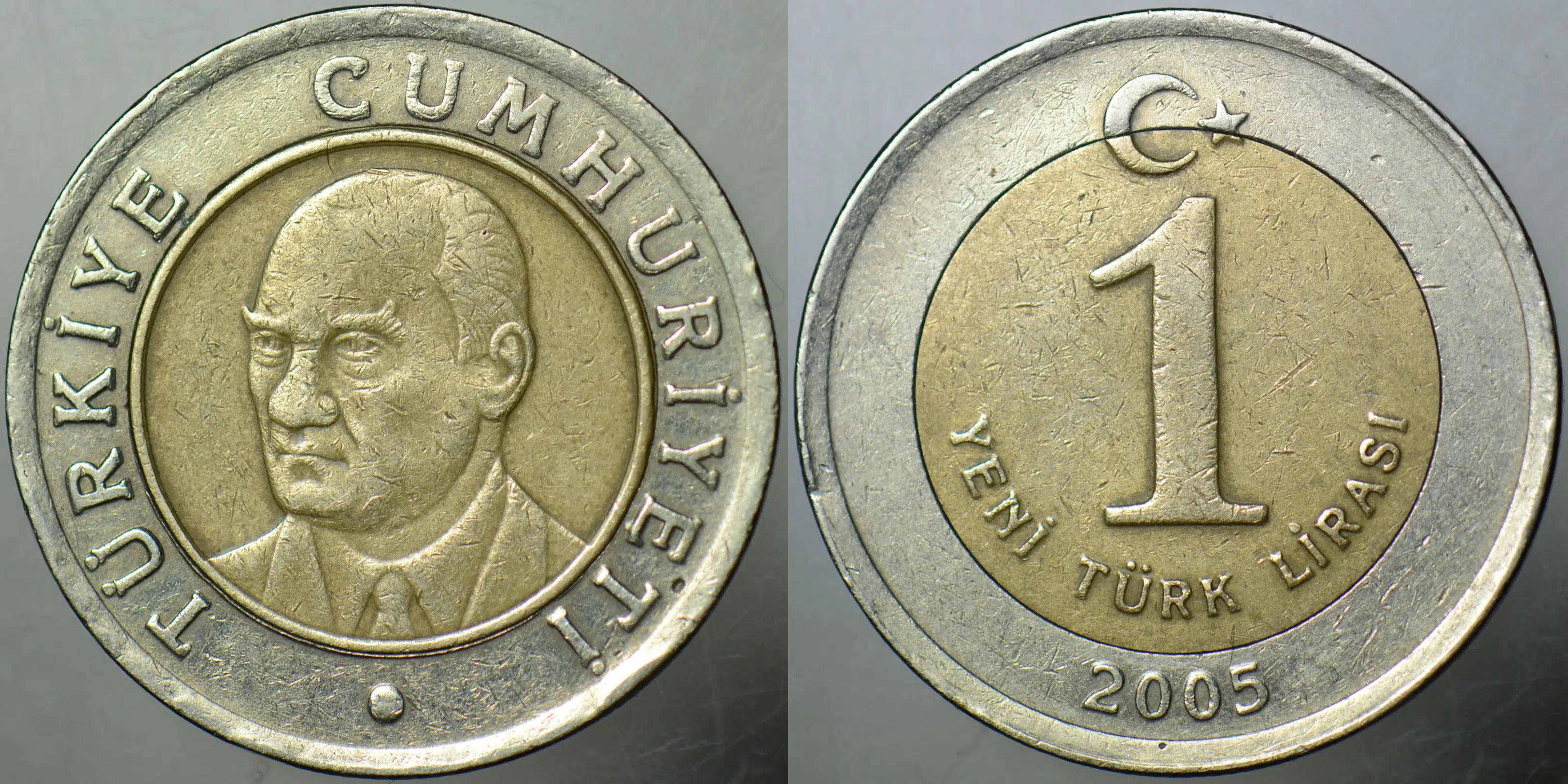 TÜRKİYE CUMHURİYETİ 1 YTL 2005.