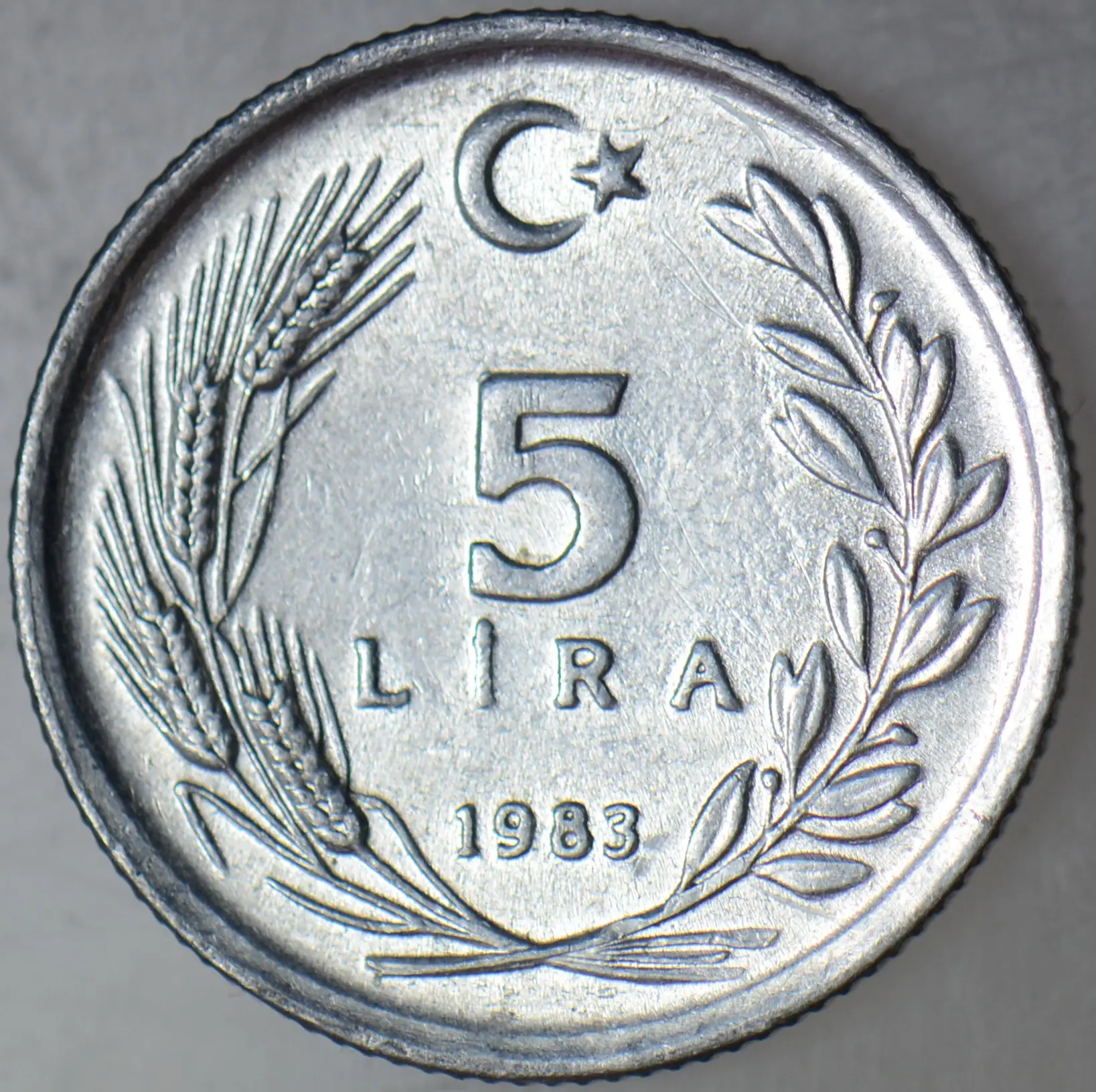 5 LİRA 1983 ÇİLALTI(-)