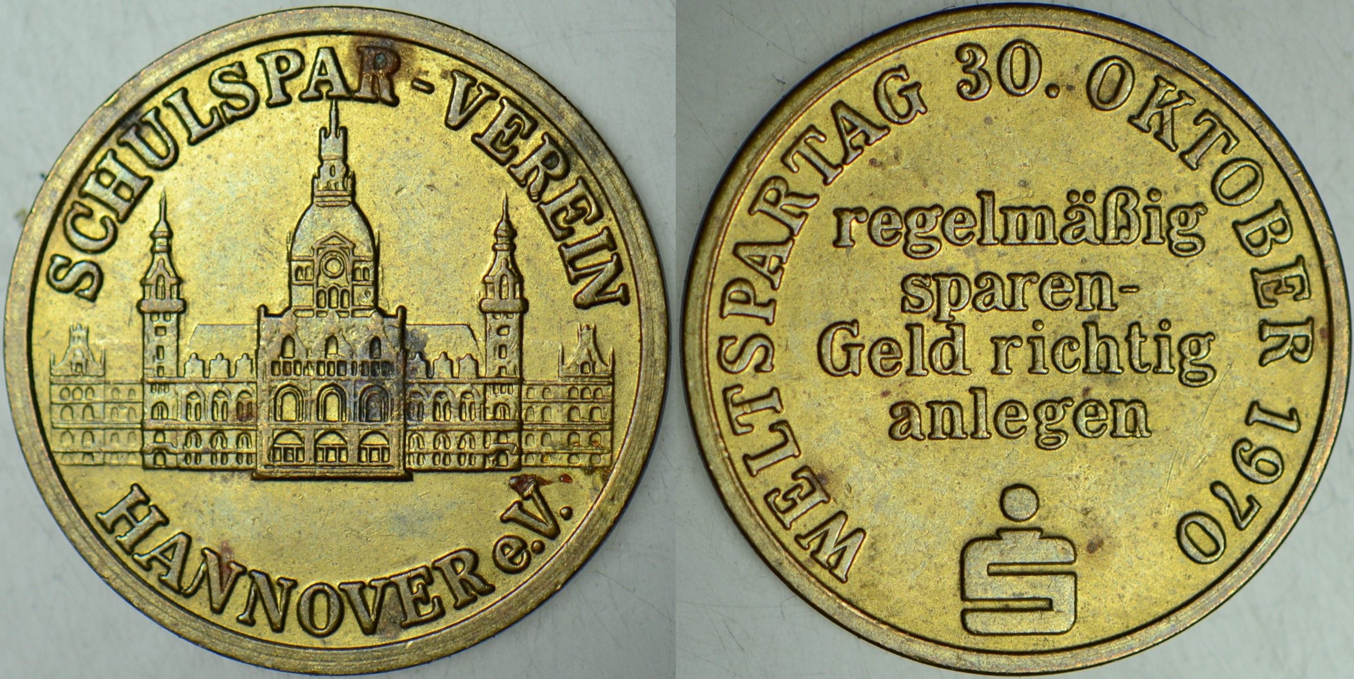 ALMANYA HANNOVER 1970 MİNİ MADALYON 19 mm.